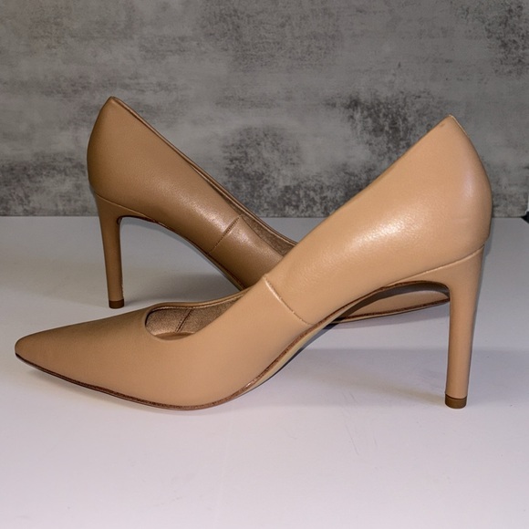 A New Day Women's Tara Pointed Tan Toe Pumps with Memory Foam Insole - Picture 4 of 8